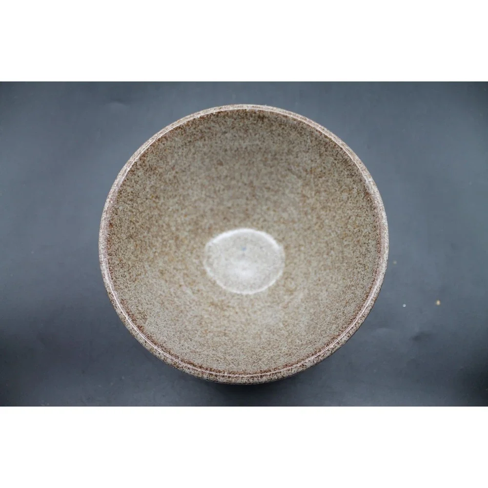 Old Time Pottery Winthrop WA 1988 Studio Stoneware Bowl Blue Floral 5.375in